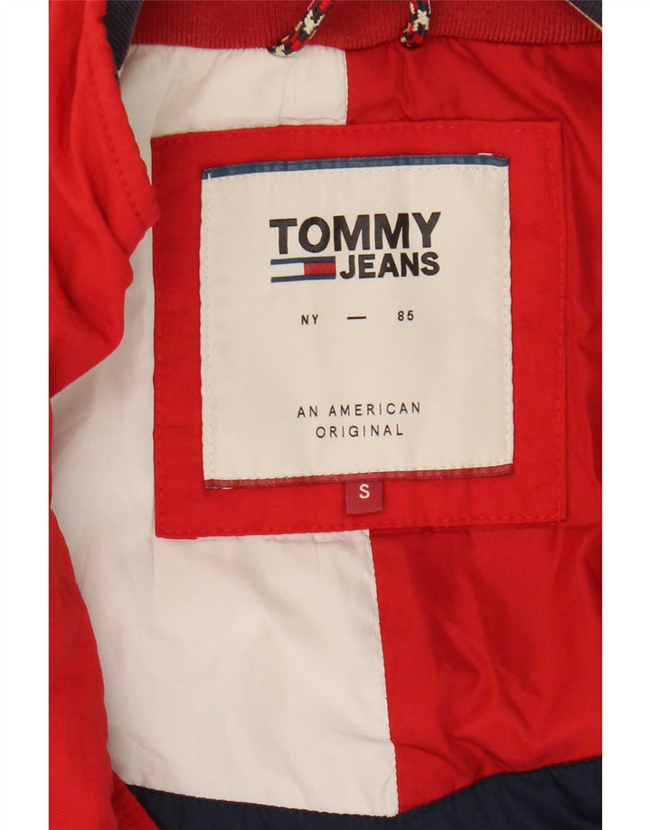 Tommy Hilfiger Herren Bomberjacke UK 36 Small Rot Polyamid