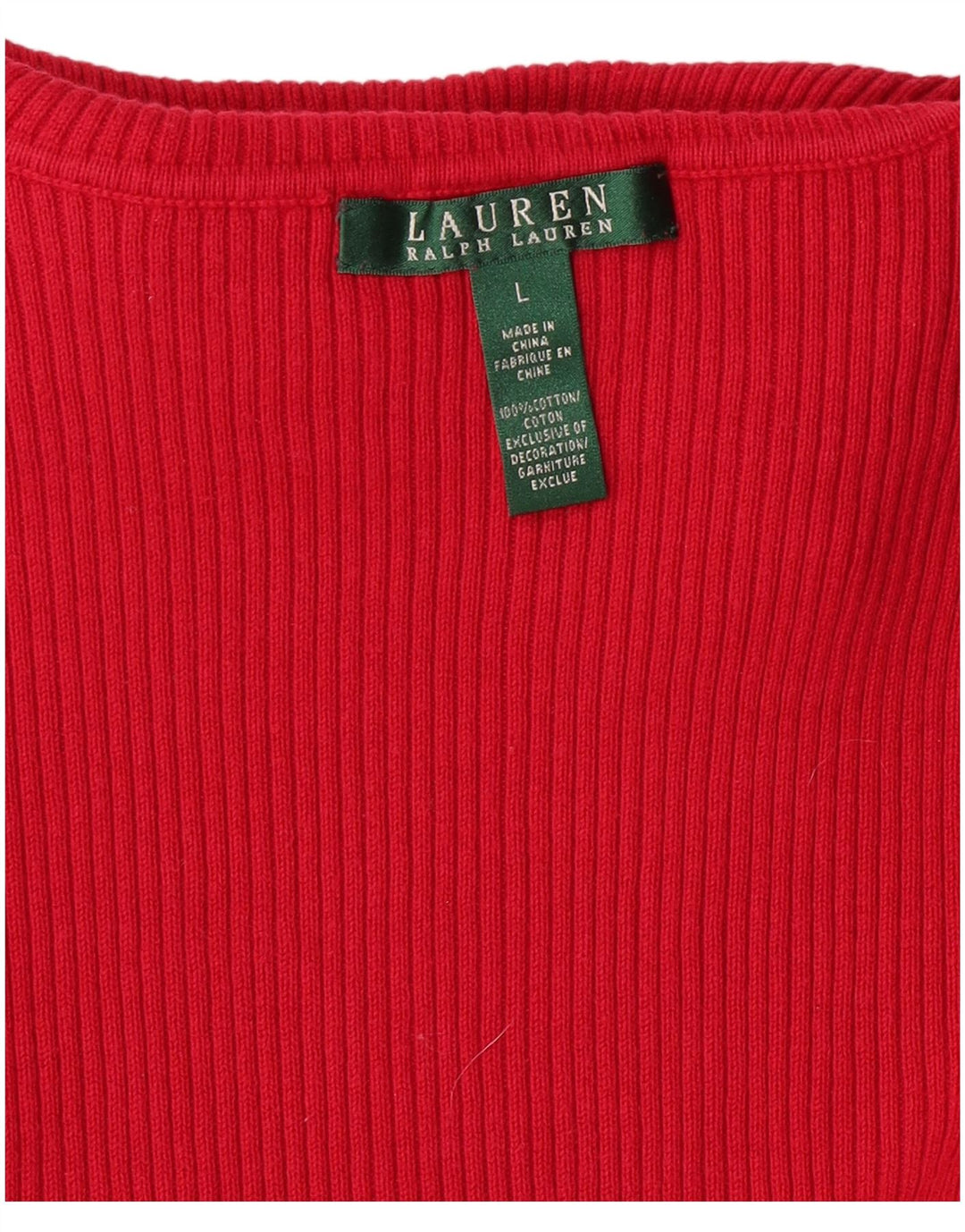 RALPH LAUREN Damen-Pullover mit Rollkragen, Gr. 16, Größe L, Rosa, Baumwolle