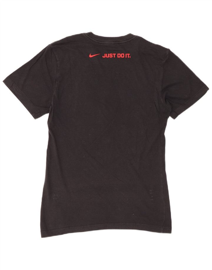 NIKE Mens Graphic T-Shirt Top XS Black Cotton