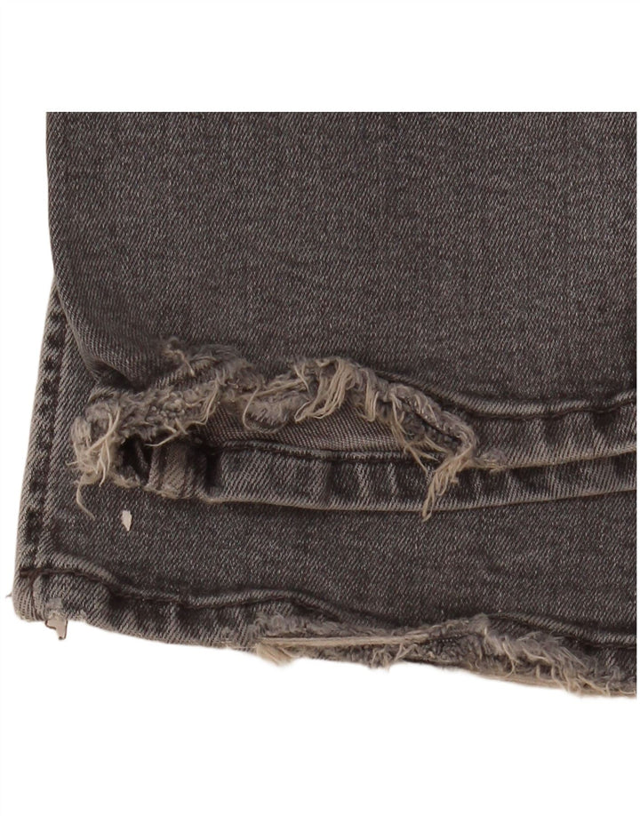 Zara Damen Slim Jeans EU 38 Small W28 L33 Grau