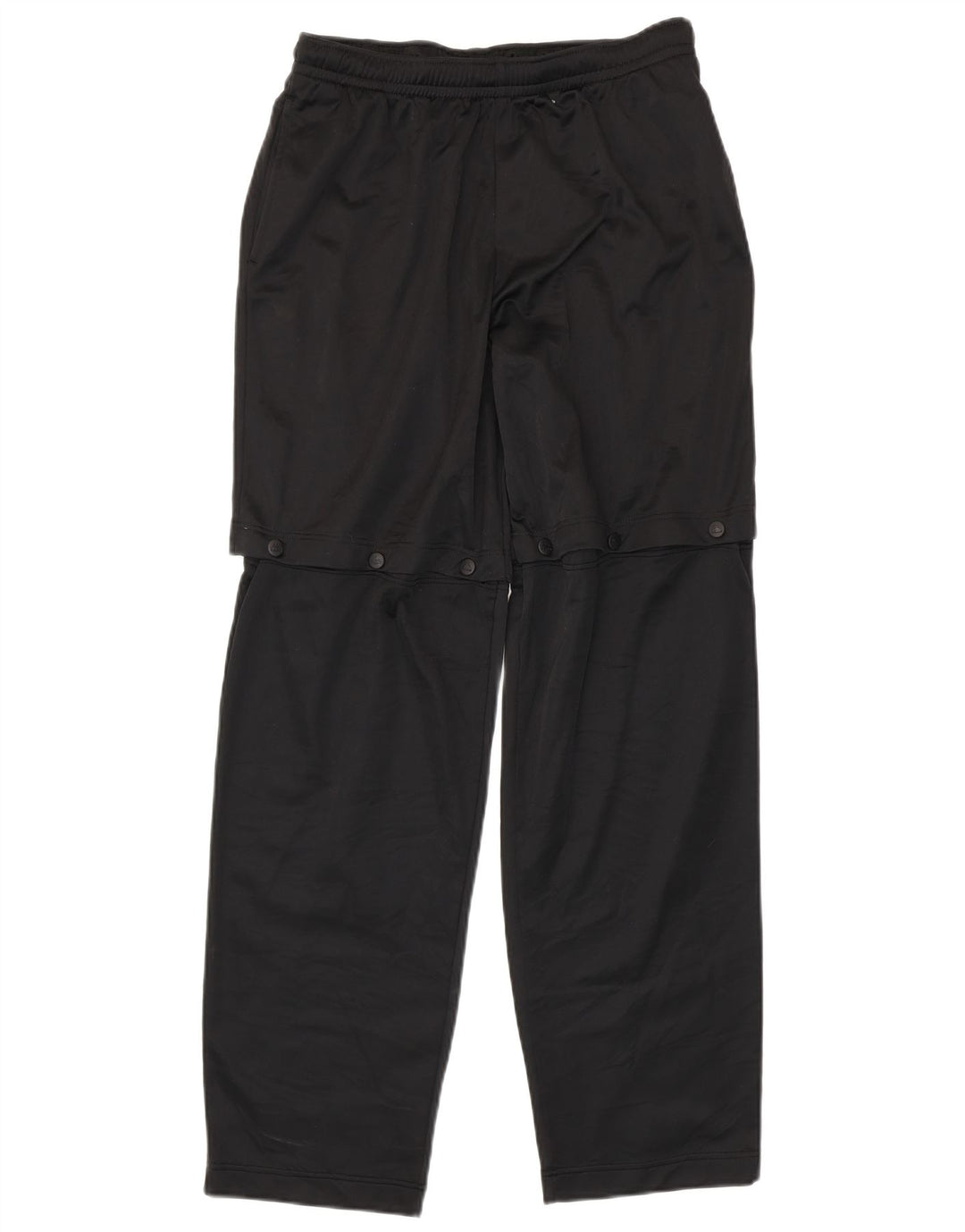 Kappa Herren-Trainingshose mit Grafik, groß, aus schwarzem Polyester