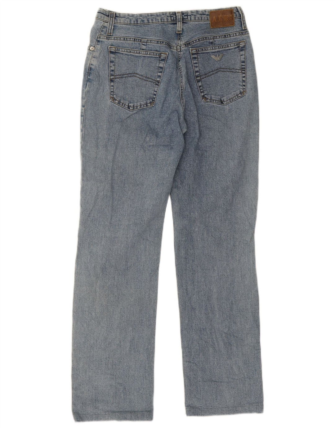 Armani Damen Comfort Fit Straight Jeans W29 L28 Blau