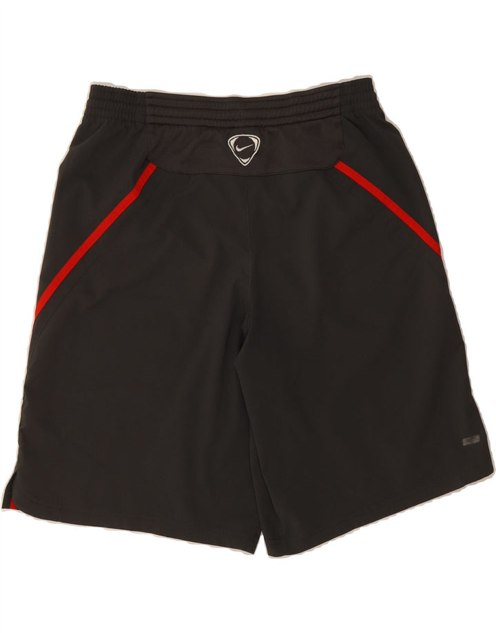 NIKE Boys Dri Fit Sport Shorts 13-14 Years XL Grey Polyester Vintage Nike and Second-Hand Nike from Messina Hembry 