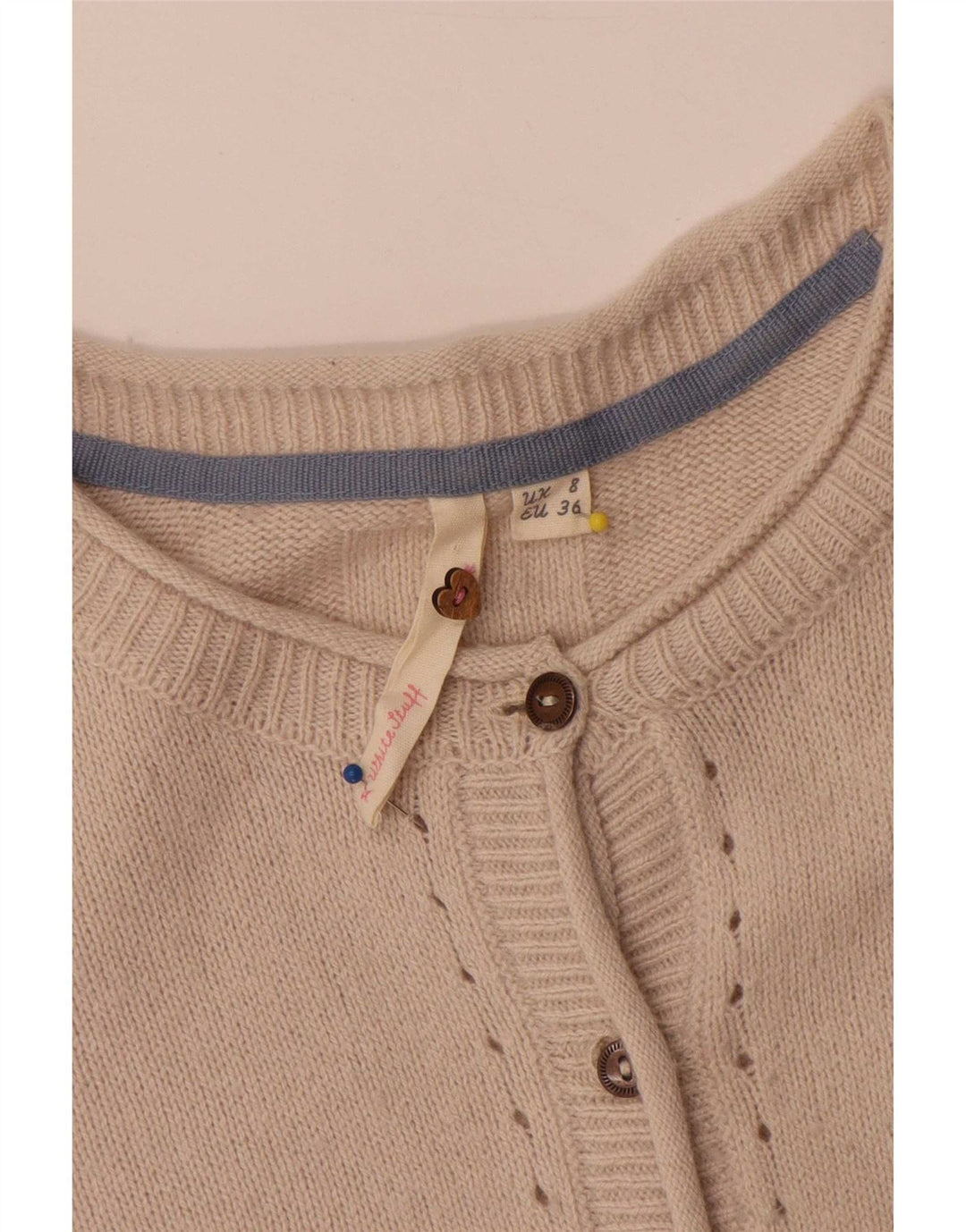White Stuff Damen-Cardigan-Pullover, Gr. 8, Small aus Nylon