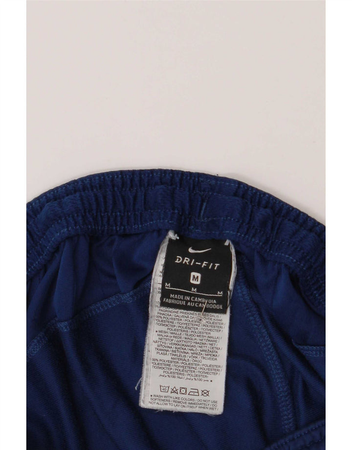 Nike Herren Dri Fit Trainingshose Mittelgroßes marineblaues Farbblock-Polyester