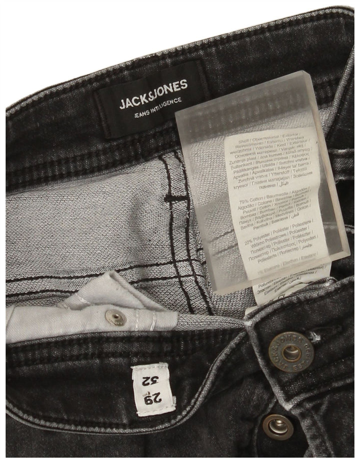 Jack & Jones Herren GLENN Slim Jeans W29 L32 Graue Baumwolle