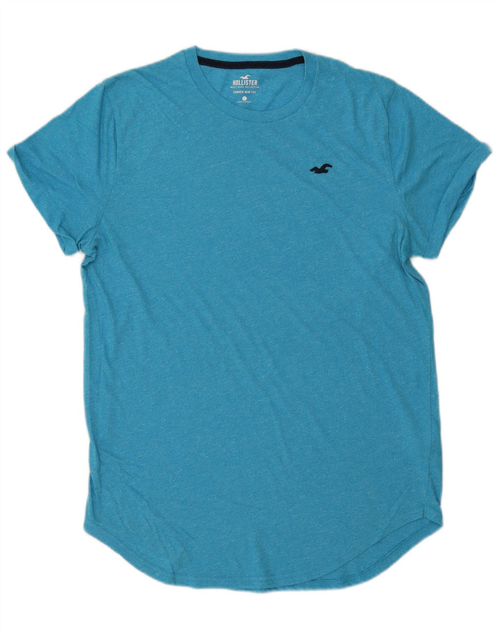 Hollister Herren T-Shirt Top Large Blau Baumwolle