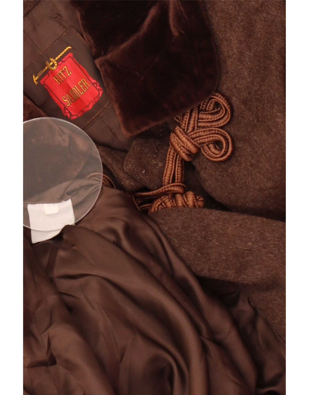Ritz Saddler Damen Trachten Übergroßer Dufflecoat EU 40 Mittelbraun