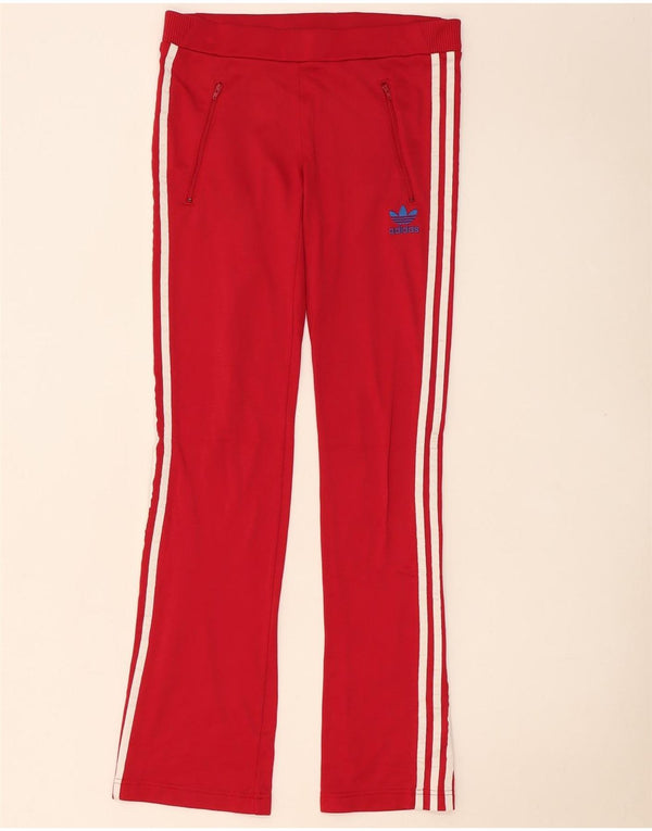 Adidas Damen-Trainingshose, UK 12, mittelrot, Polyamid