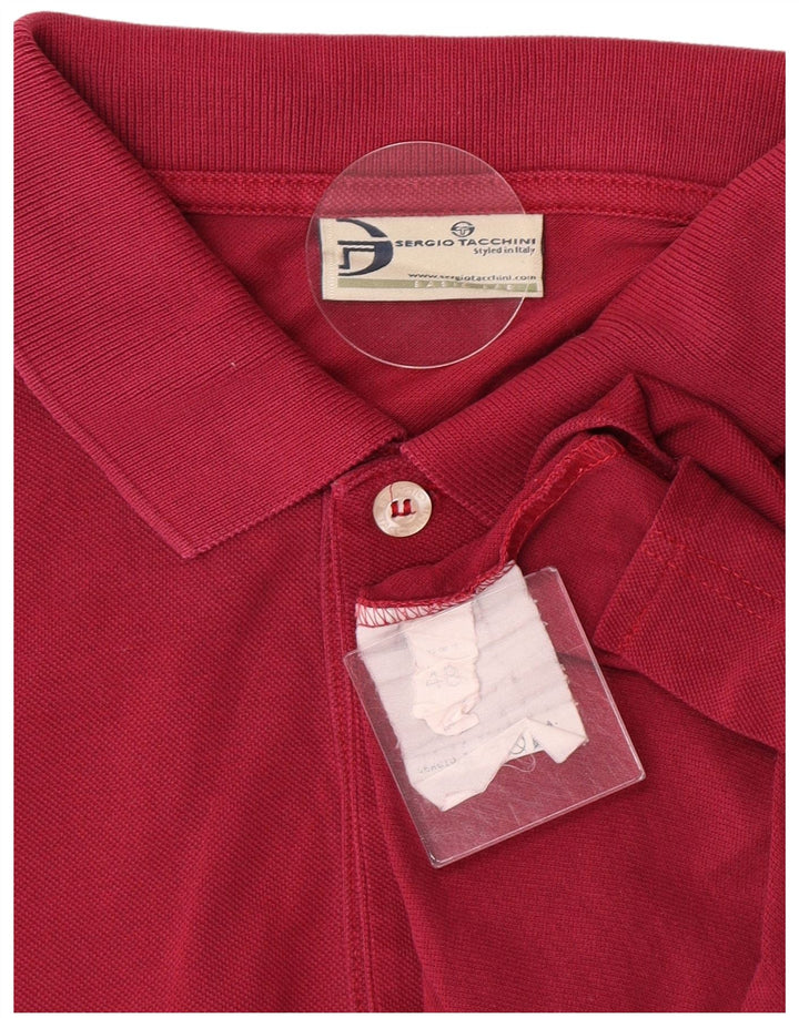 Sergio Tacchini Herren Poloshirt IT 48 Medium Maroon