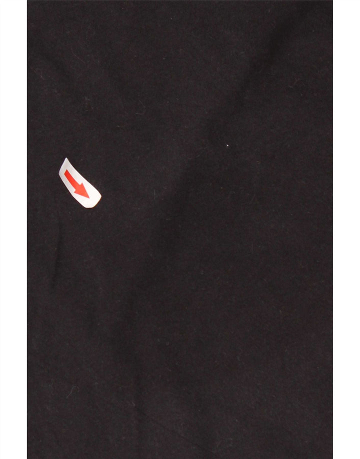 Hurley Kurzarm-T-Shirt für Herren, normal, Größe L, aus schwarzer Baumwolle