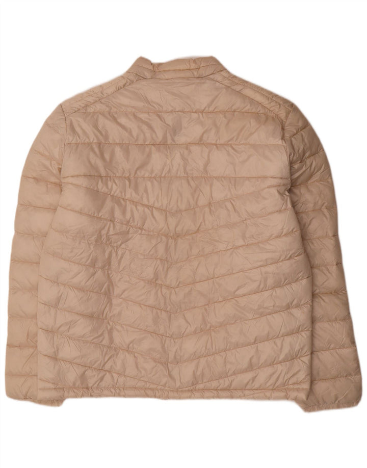 Jack & Jones Herren Wattierte Jacke UK 44 2XL Beige Polyester