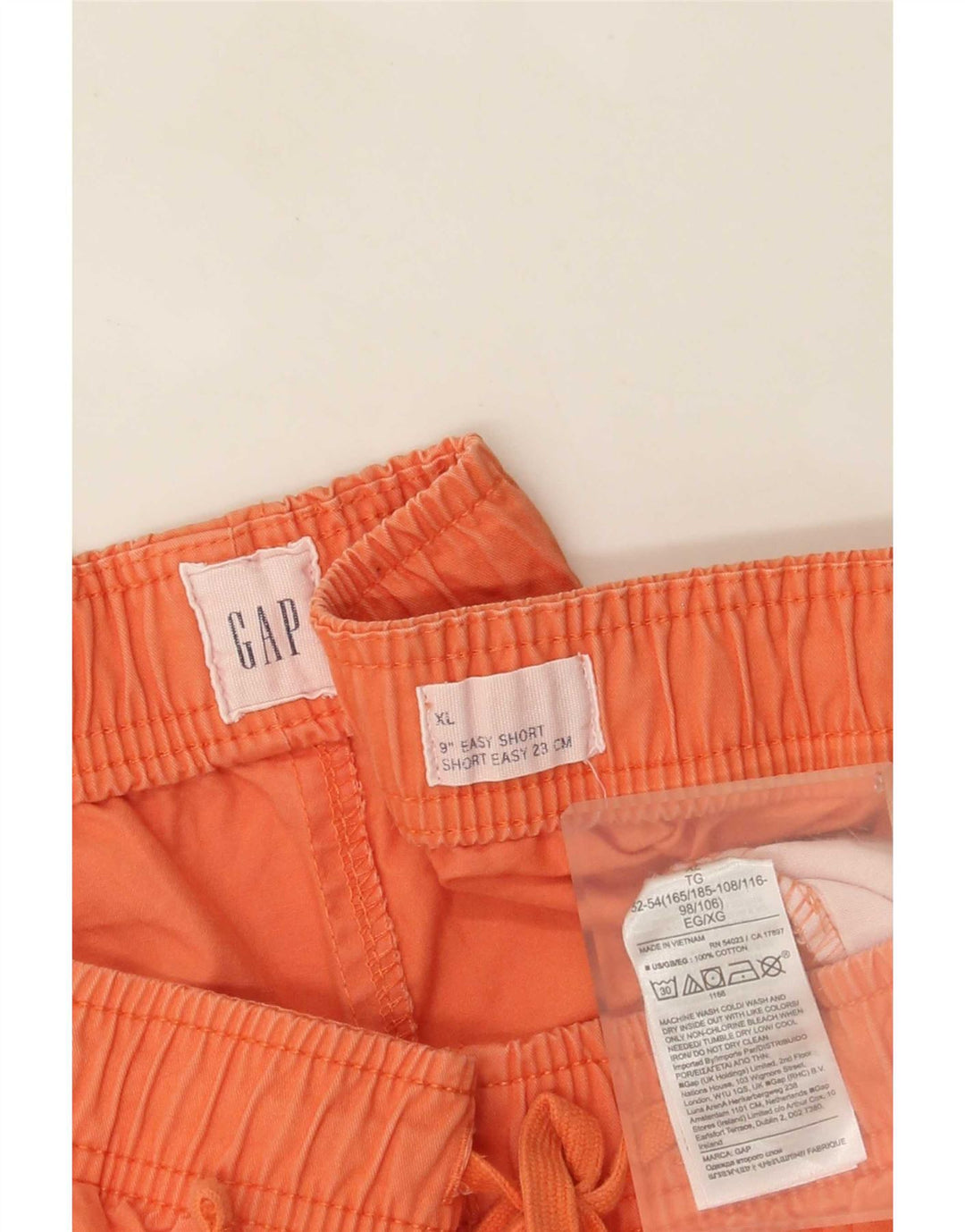 Gap Herren Chinoshorts XL W38 Orange Baumwolle