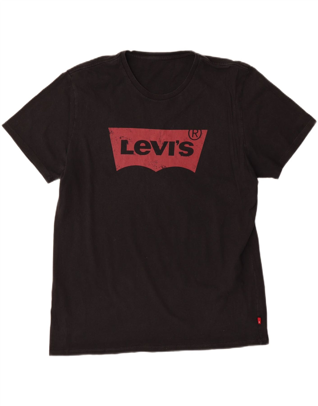 LEVI'S Mens Graphic T-Shirt Top Medium Black Cotton Vintage Levi's and Second-Hand Levi's from Messina Hembry 