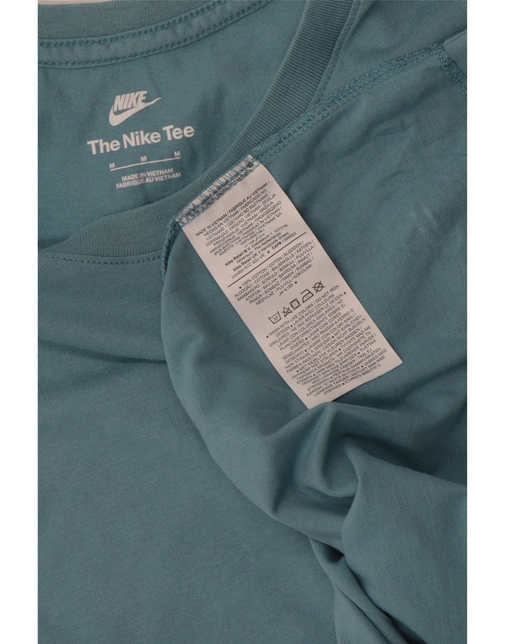 Nike Herren-T-Shirt aus mittelblauer Baumwolle