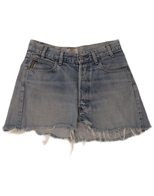 Armani Damen Mini-Jeansrock W30 Mittelblau