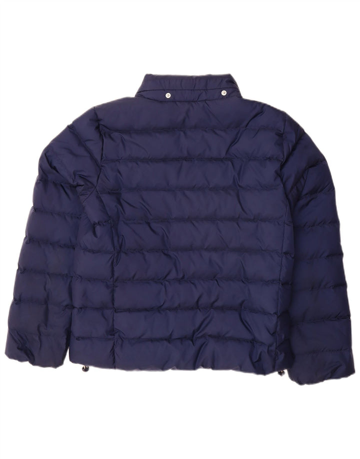 LEVI'S Damen-Übergröße mit Kapuze, gepolsterte Jacke, Größe S, Marineblau