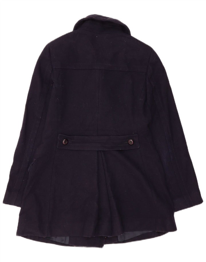 Hobbs Damen Zweireihiger Mantel UK 10 Small Marineblau