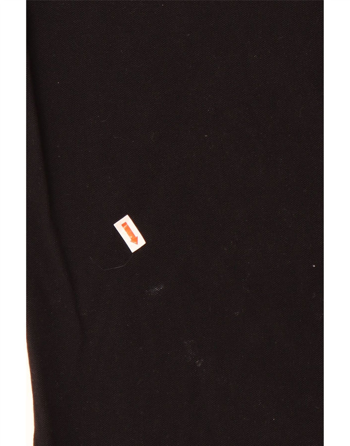 Hugo Boss Herren Regular Fit Poloshirt XL Schwarz Baumwolle