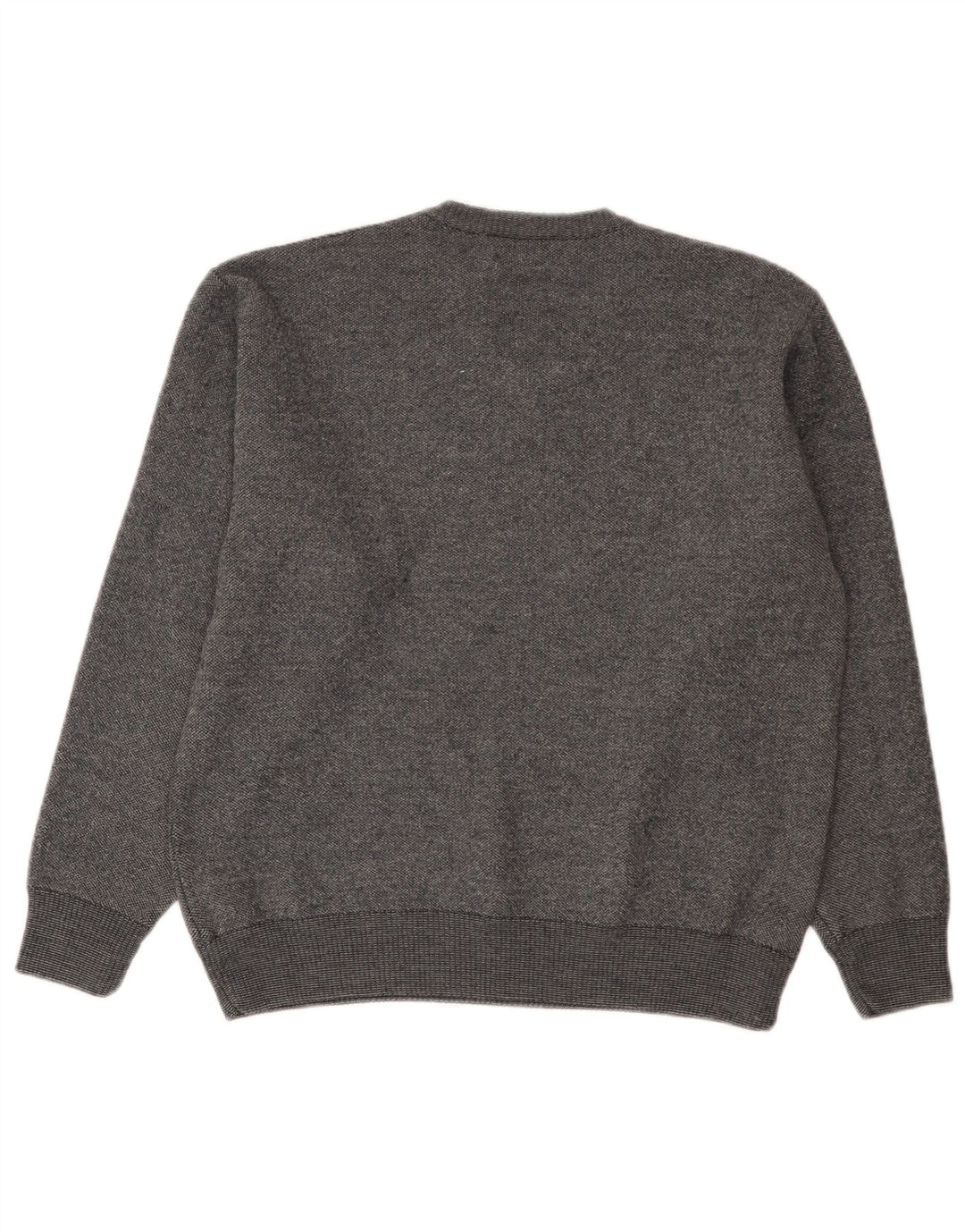 Marks & Spencer Damen-Pullover mit V-Ausschnitt, Gr. 42, Größe L, Grau meliert