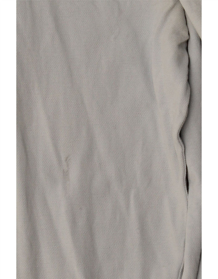 KAPPA Herren-Langarm-Poloshirt aus mittelblauer Baumwolle