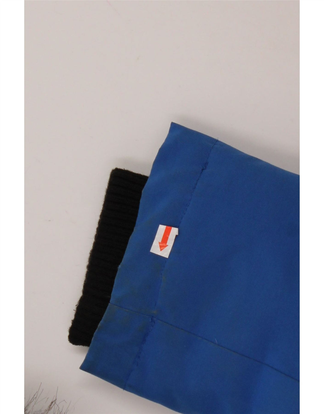 SUPERDRY Wattierter Herrenmantel mit grafischer Kapuze, UK 36, Größe S, blaues Nylon