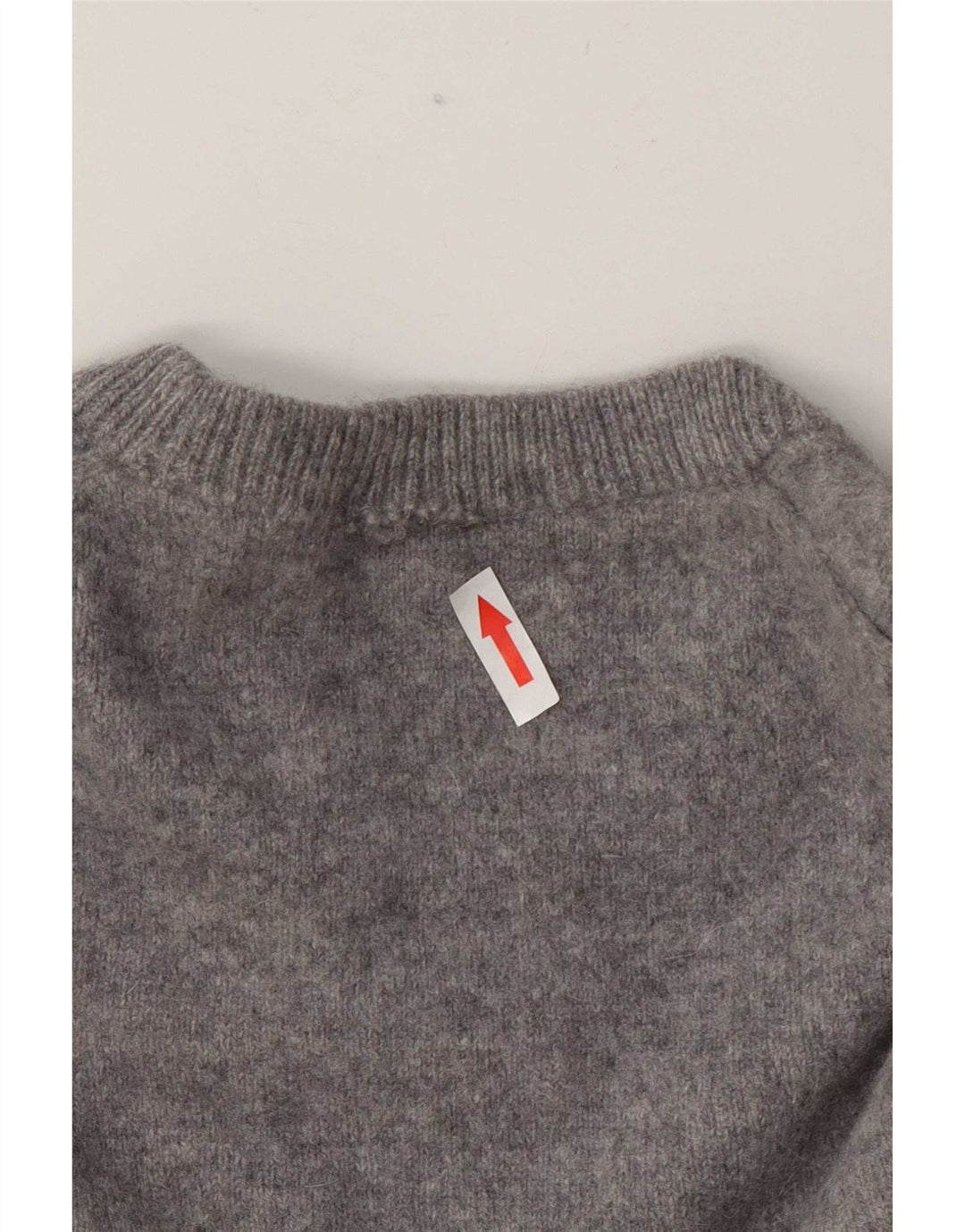 Marks & Spencer Herren-Pullover mit Rundhalsausschnitt, mittelgraue Wolle
