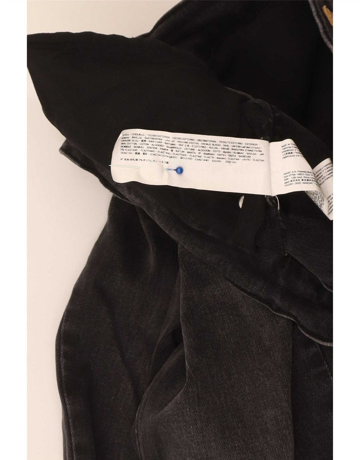 Desigual Damen Slim Flared Jeans EU 36 Small W26 L33 Schwarze Baumwolle