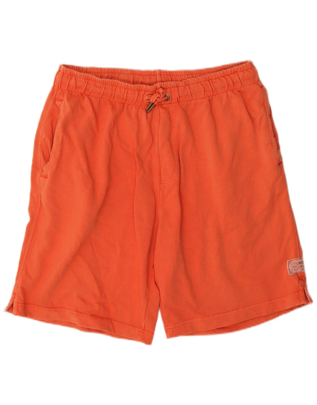 Weird Fish Herren-Sportshorts, Größe L, Orange