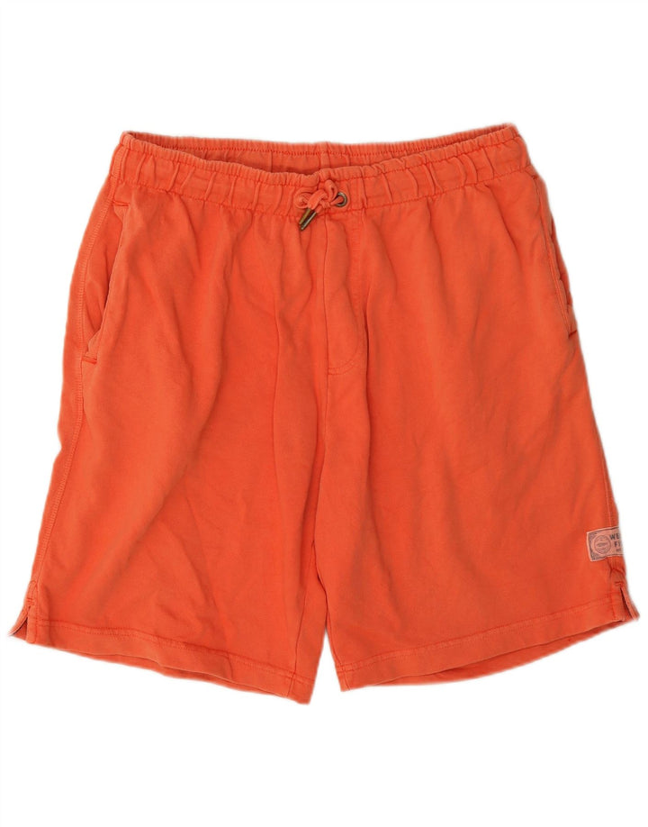 Weird Fish Herren-Sportshorts, Größe L, Orange