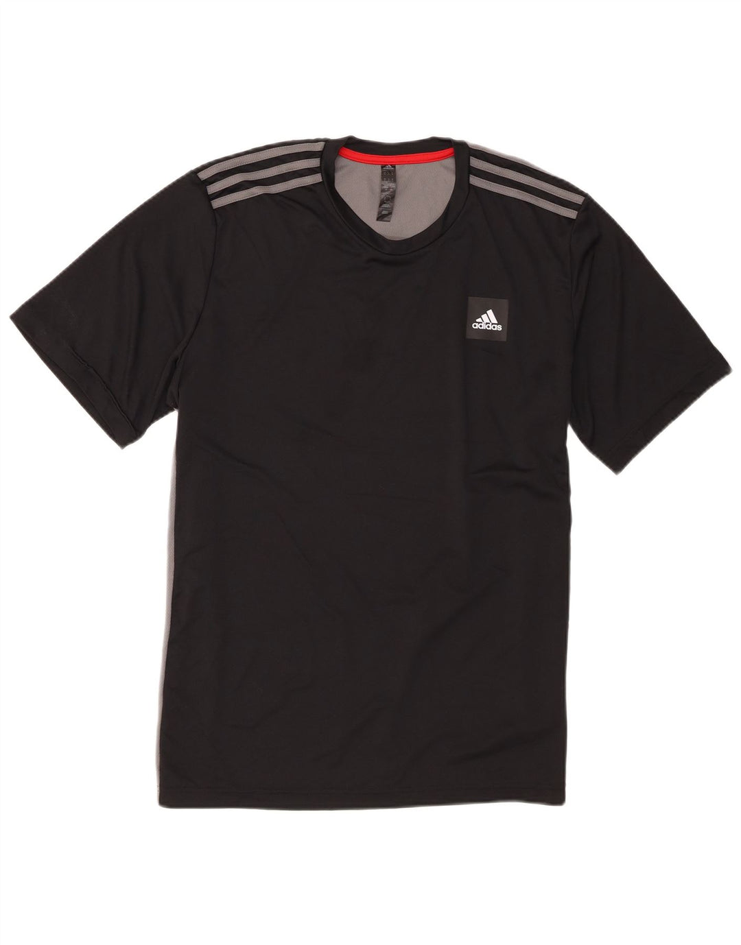 Adidas Herren T-Shirt Top Large Schwarz Colourblock Polyester