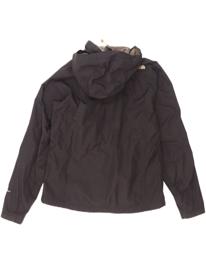 The North Face Damen Hyvent Hooded Oversized Regenjacke UK 10 Small Schwarz