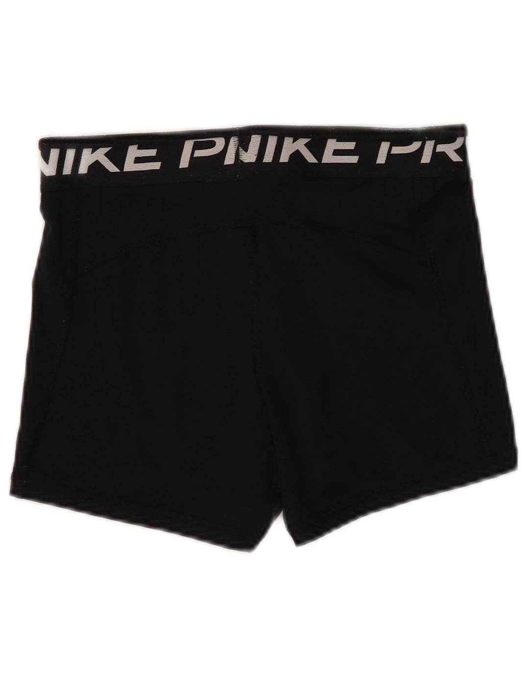 Nike Damen Dri Fit Graphic Sport Shorts UK 12 Medium Schwarz Polyester