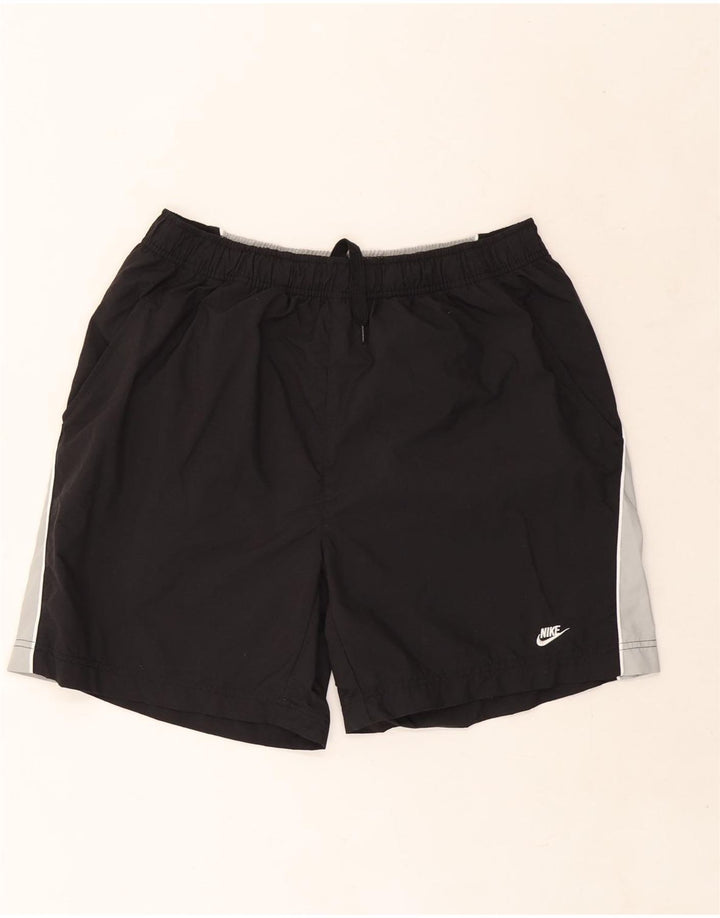 Nike Herren-Sportshorts XL, schwarzes Colourblock-Polyester