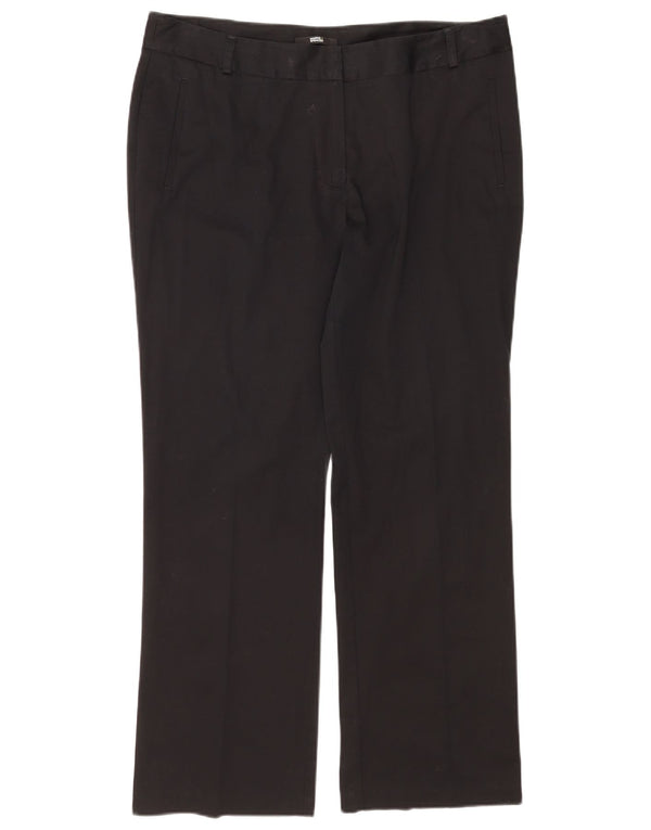 Marks & Spencer Damen Bootcut Freizeithose UK 16 Large W38 L30 Schwarz