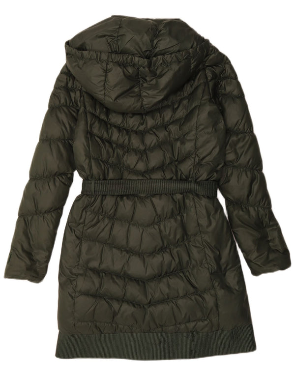 Liu Jo Wattierte Damenjacke mit Kapuze IT 40 Small Grün Polyamid
