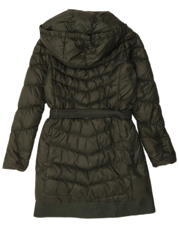 Liu Jo Wattierte Damenjacke mit Kapuze IT 40 Small Grün Polyamid