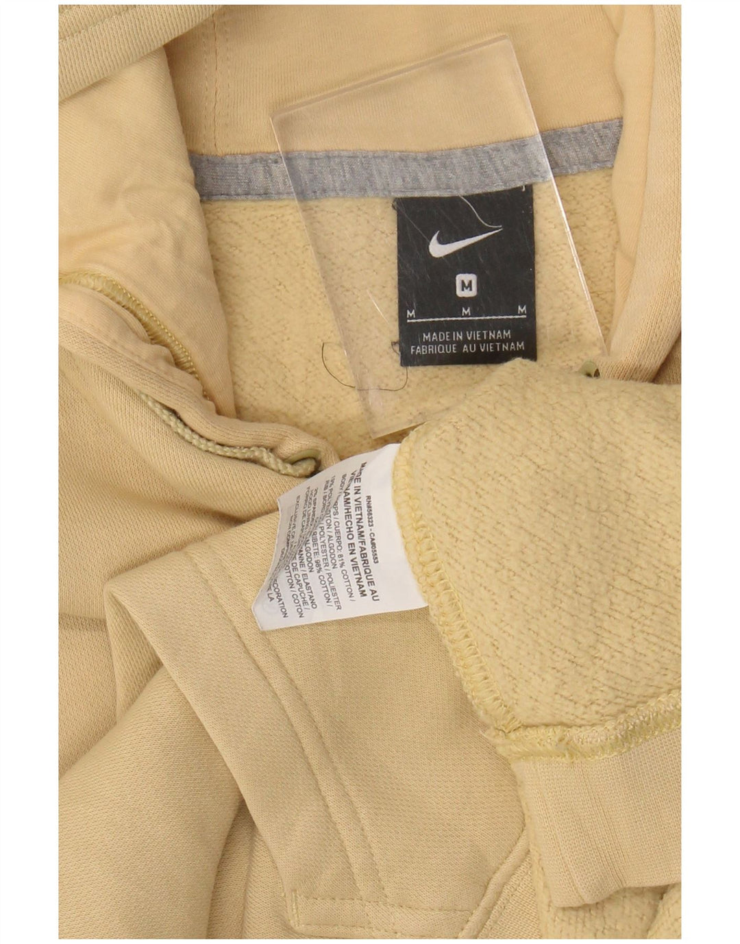 NIKE Herren-Kapuzenpullover mit Grafik, mittelgelbe Baumwolle