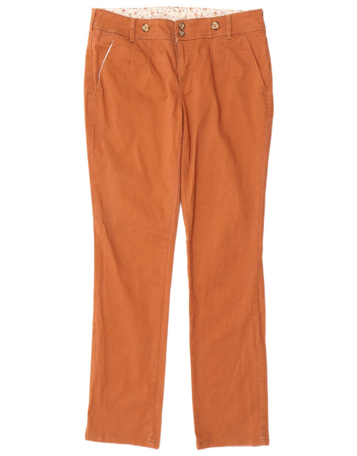 White Stuff Slim Chino-Hose für Damen, UK 14, Größe L, W36, L32, Orange, Baumwolle