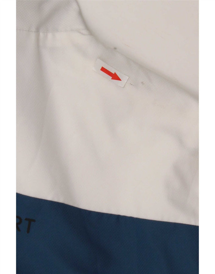 Lacoste Herren-Trainingsanzug mit grafischem Oberteil, Größe 3, klein, blau, Farbblock