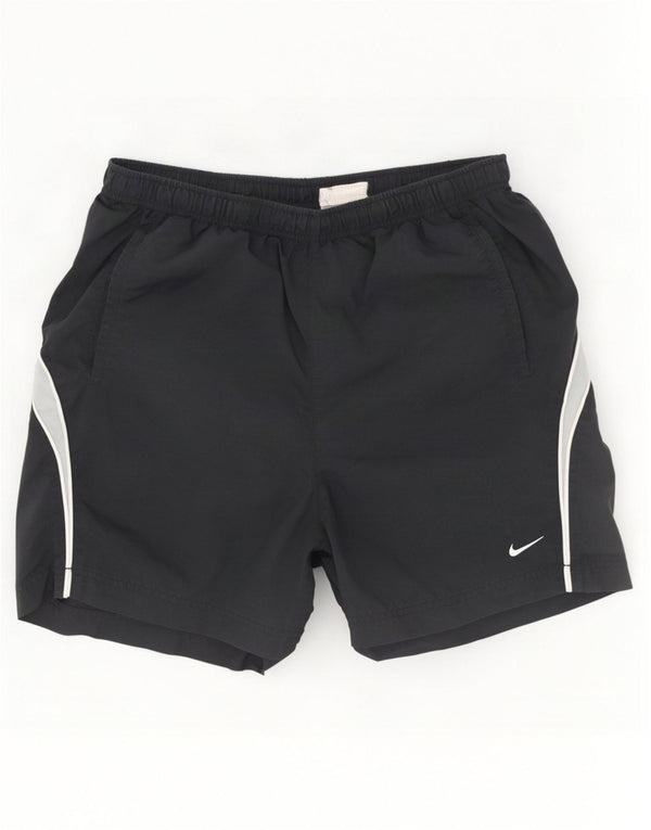 Nike Herren-Sportshorts XL, schwarzes Colourblock-Nylon