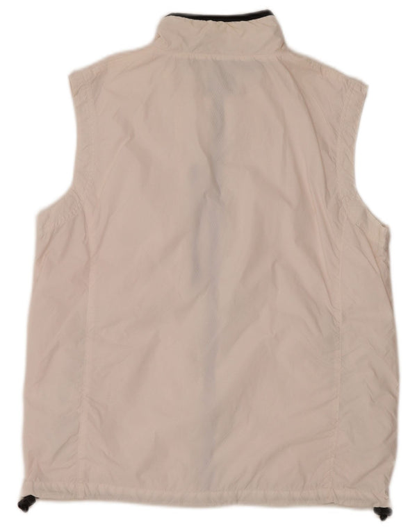 SERGIO TACCHINI Damen ärmellose Trainingsoberjacke IT 46 Large Weiß