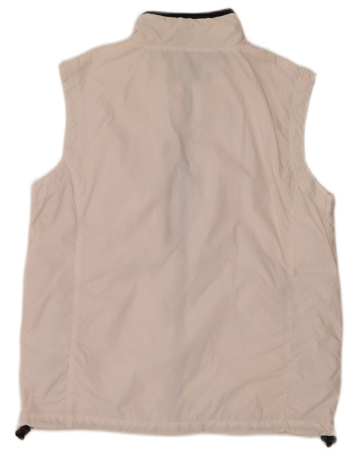 SERGIO TACCHINI Damen ärmellose Trainingsoberjacke IT 46 Large Weiß