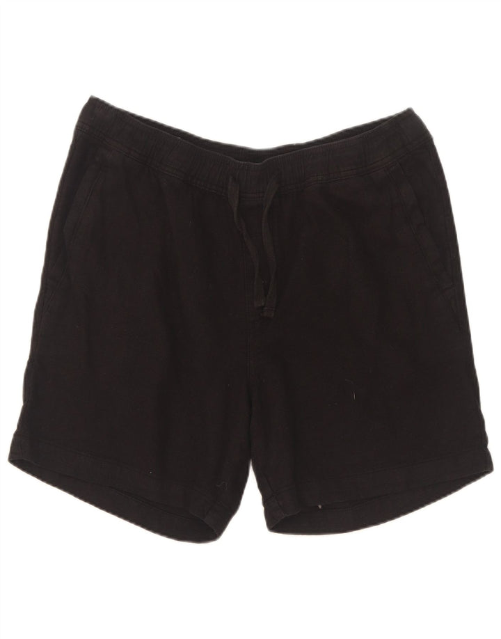 Zara Herren-Sportshorts, mittelgroß, schwarze Baumwolle