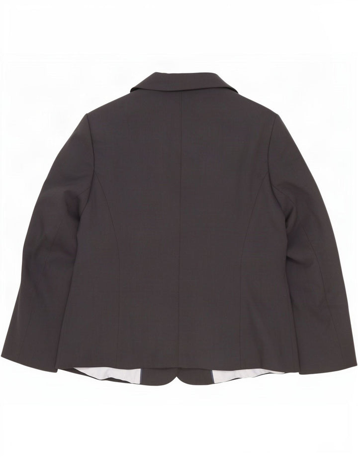 Sasha Damen-Blazerjacke mit 2 Knöpfen, UK 20 2XL, graues Polyester
