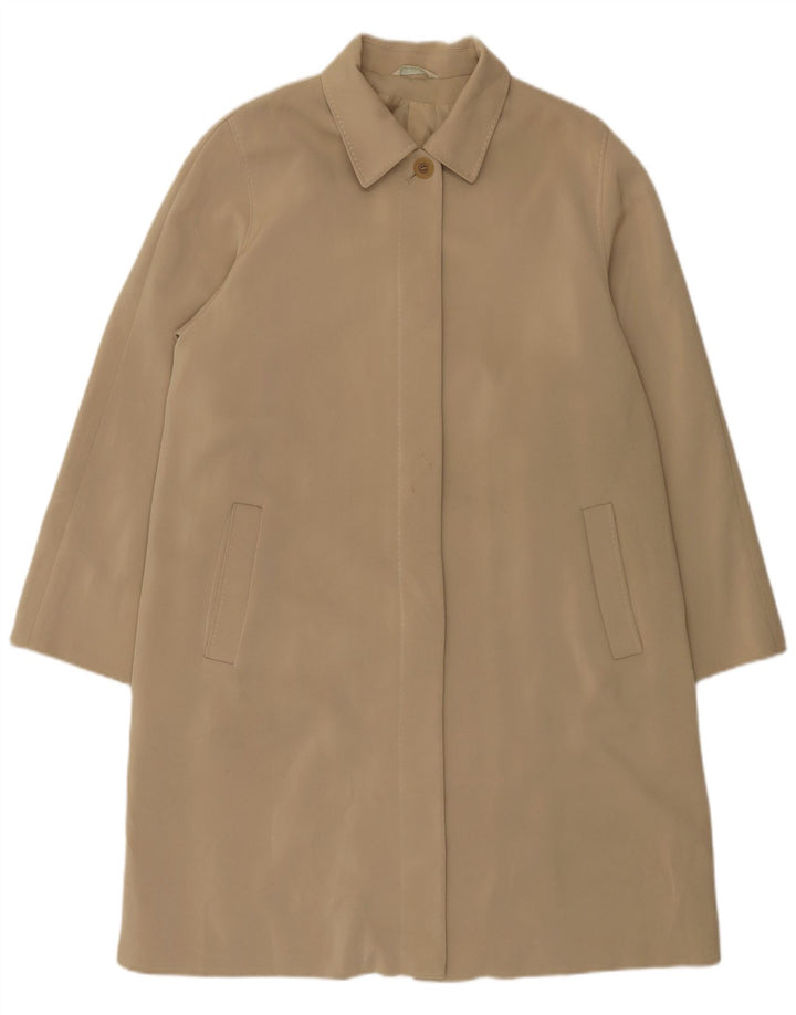 Marks & Spencer Damen-Mantel in Standard-Passform, UK 18, XL, Beige, Polyester