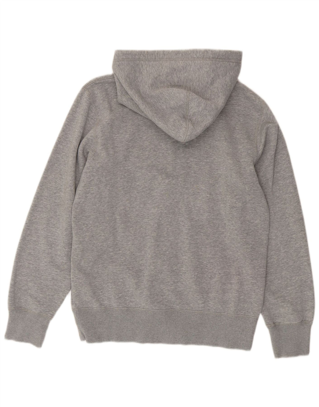 Nike Herren-Kapuzenpullover mit grafischem Reißverschluss, Größe S, graue Baumwolle