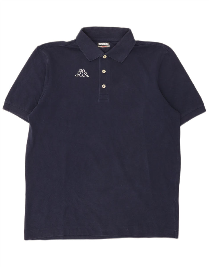 Kappa Herren-Poloshirt, groß, Marineblau