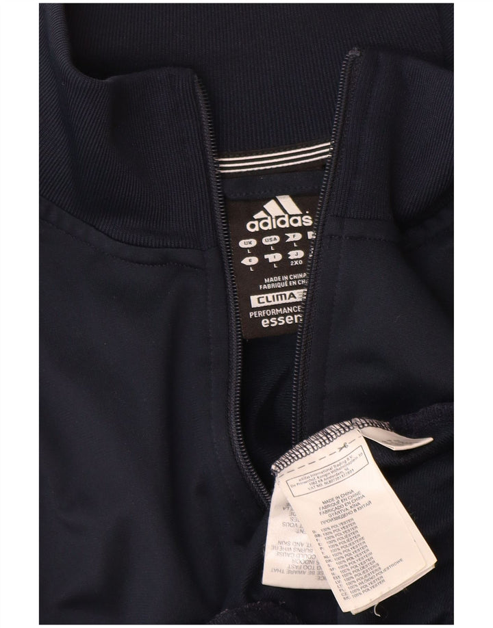 Adidas Clima 365 Herren-Trainingsanzug, Oberteil, Größe L, Marineblau, Polyester