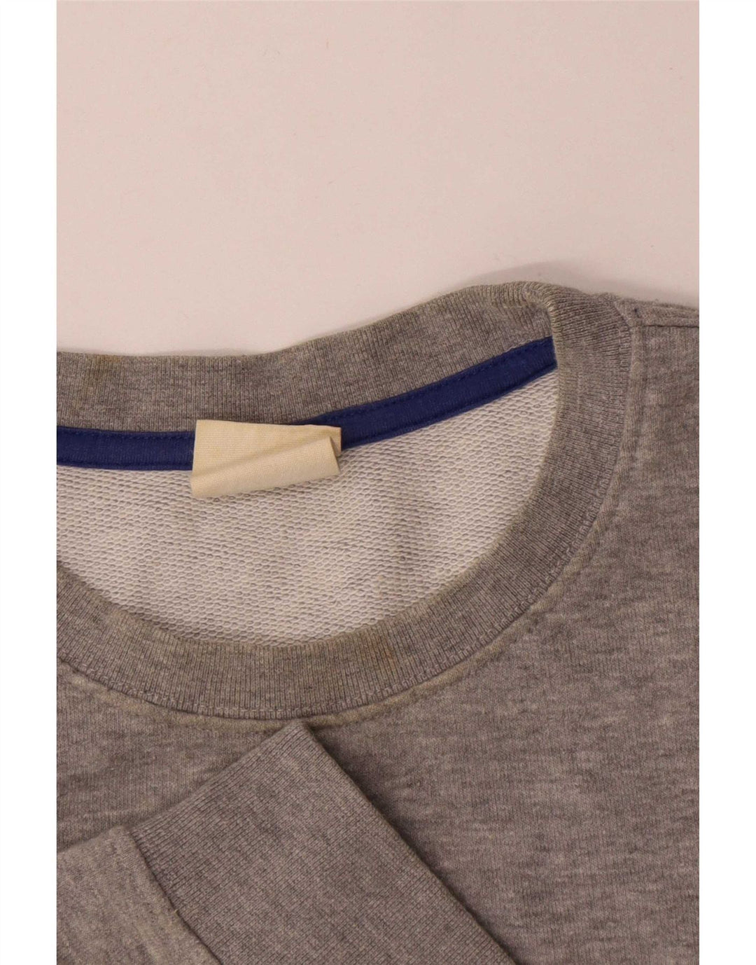 Champion Herren-Sweatshirt-Pullover aus mittelgrau gefleckter Baumwolle